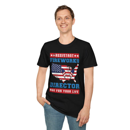 Assistant Fireworks Director - Unisex Softstyle T-Shirt - OCDandApparel