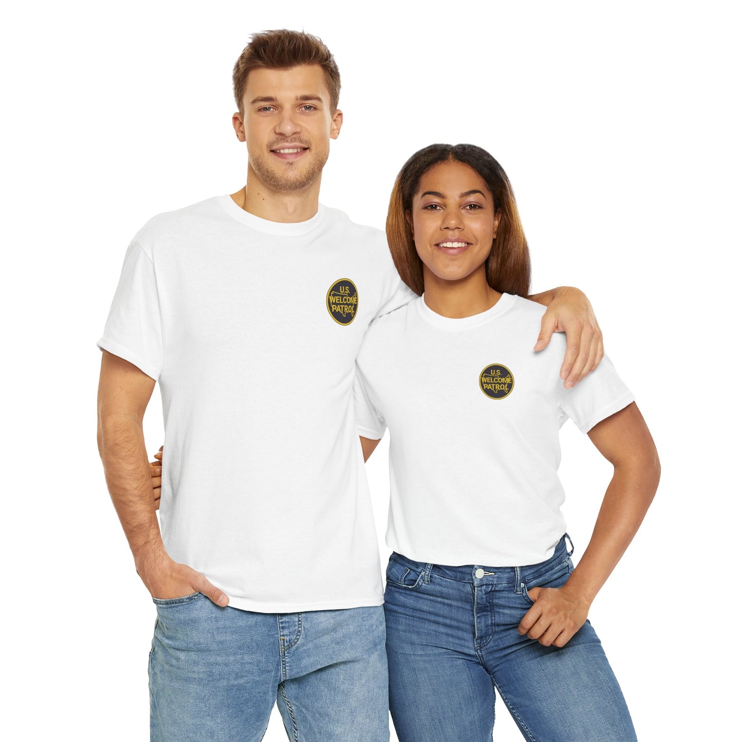 US Welcome Patrol Parody - Gildan Unisex Heavy Cotton Tee - OCDandApparel