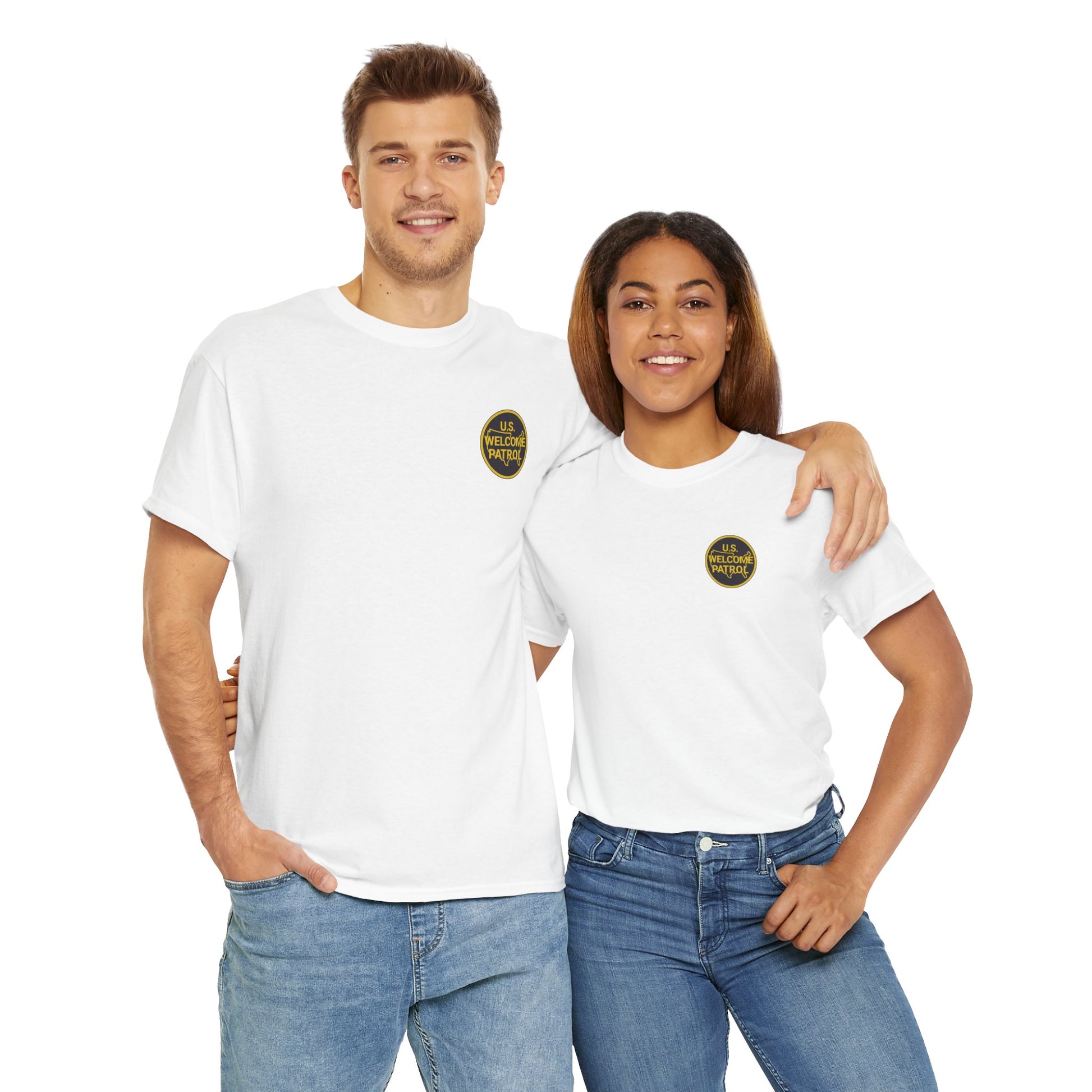 US Welcome Patrol Parody - Gildan Unisex Heavy Cotton Tee - OCDandApparel