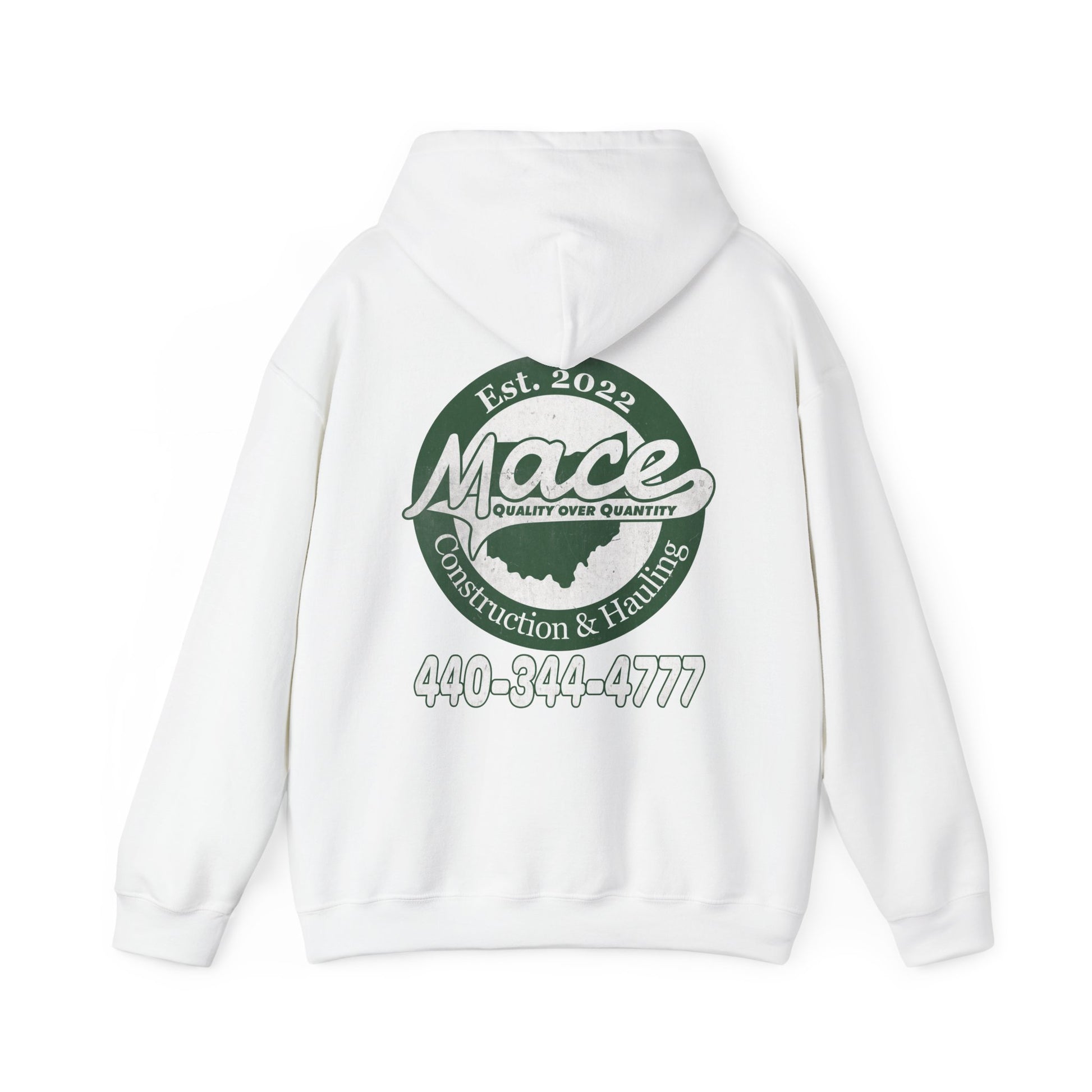 Mace Construction & Hauling - Unisex Heavy Blend™ Hooded Sweatshirt - OCDandApparel