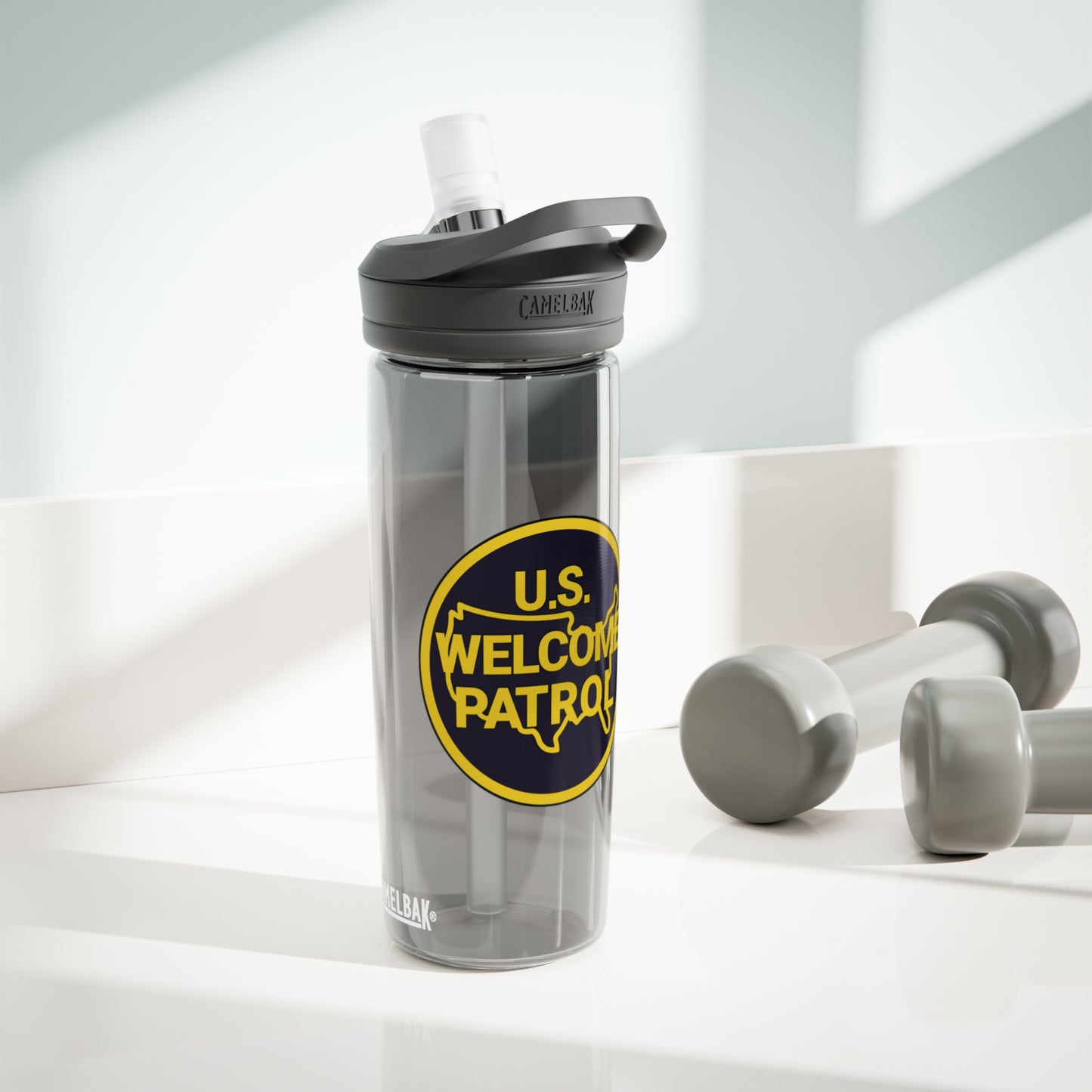 US Welcome Patrol Parody - CamelBak Eddy®  Water Bottle, 20oz5oz - OCDandApparel
