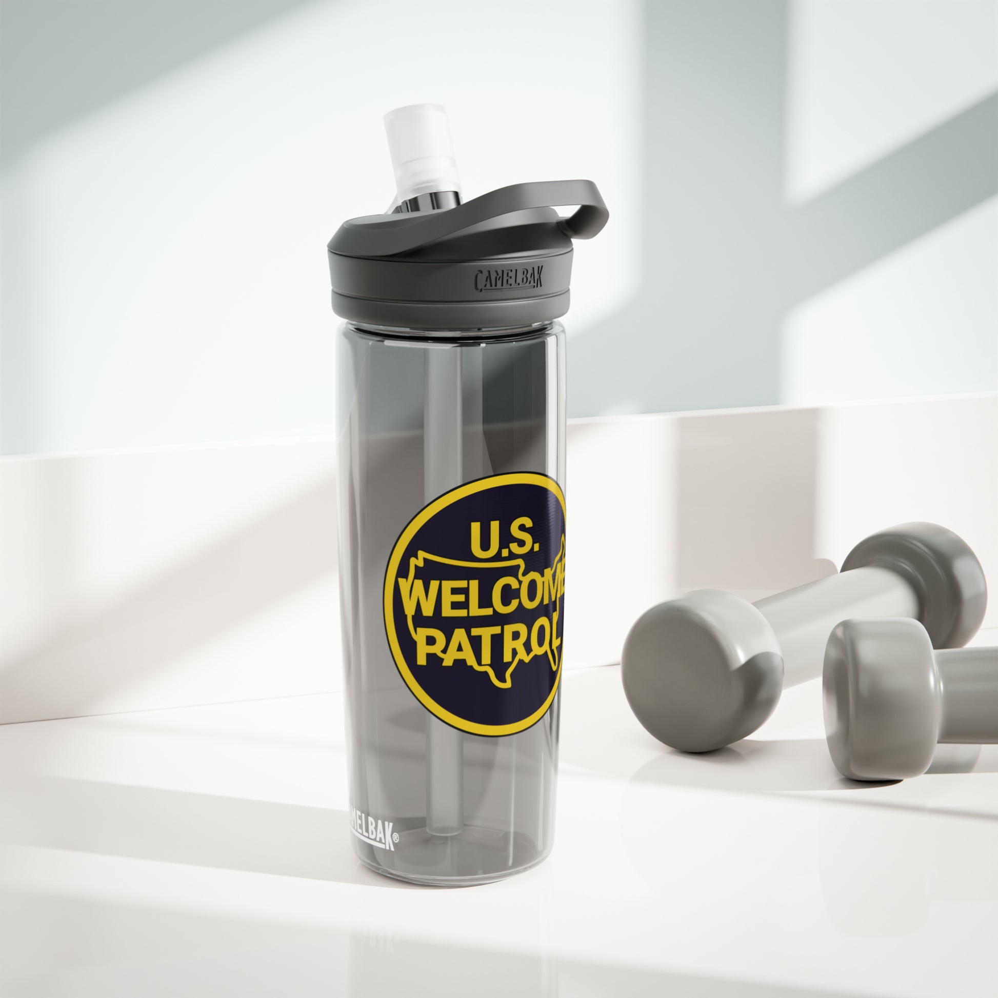 US Welcome Patrol Parody - CamelBak Eddy®  Water Bottle, 20oz5oz - OCDandApparel