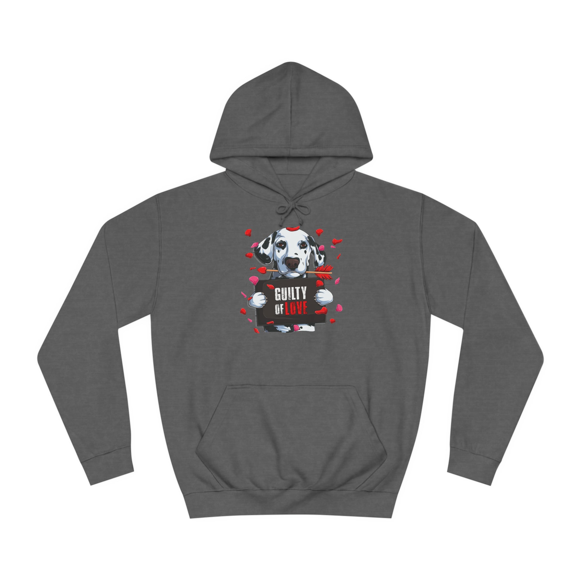 Guilty of Love Dalmatian - Unisex College Hoodie - OCDandApparel
