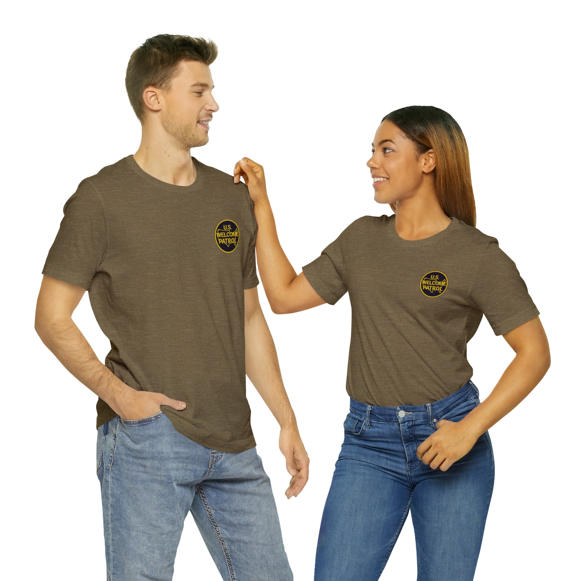 US Welcome Patrol Parody - Unisex Jersey Short Sleeve Tee - OCDandApparel