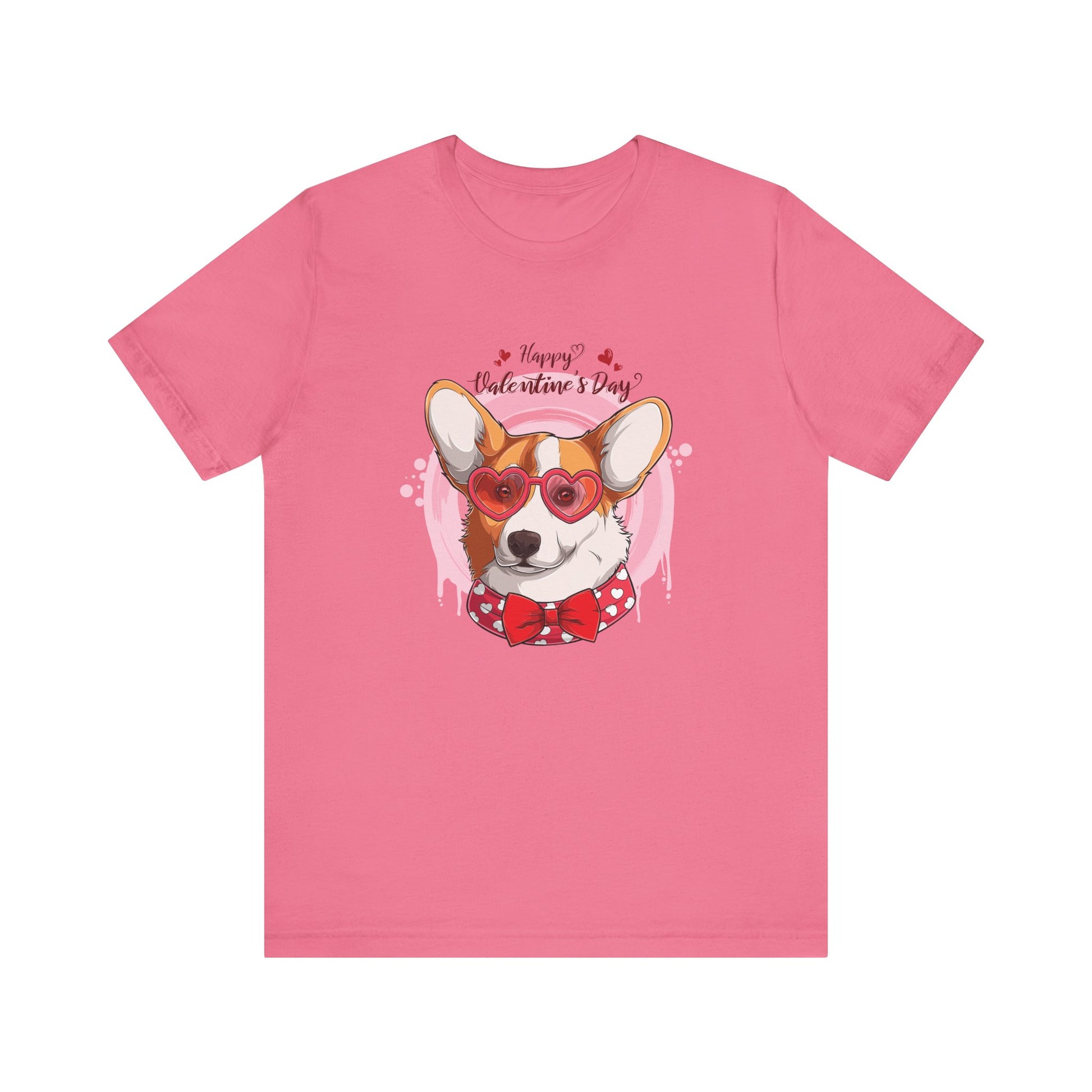 Valentines Day Corgi - Unisex Jersey Short Sleeve Tee - OCDandApparel
