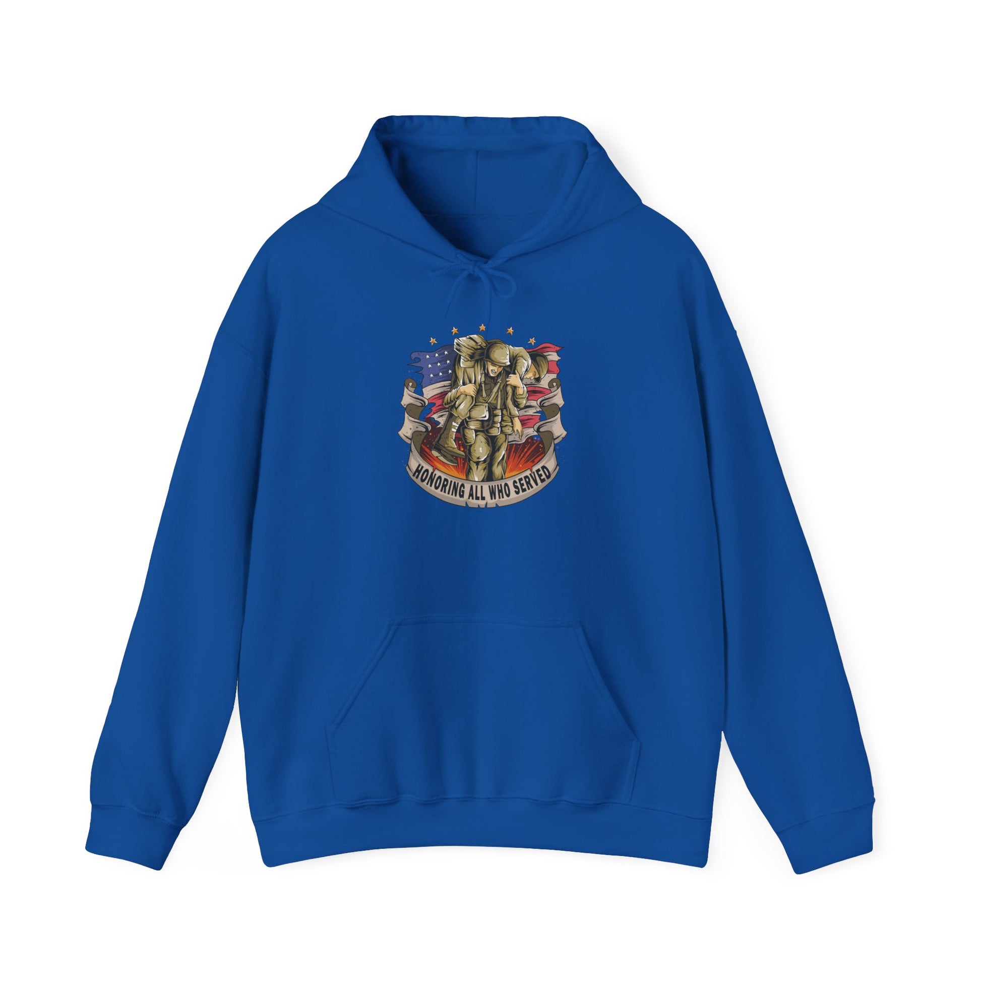 Honoring All Who Served - Unisex Heavy Blend™ Hooded Sweatshirt - OCDandApparel
