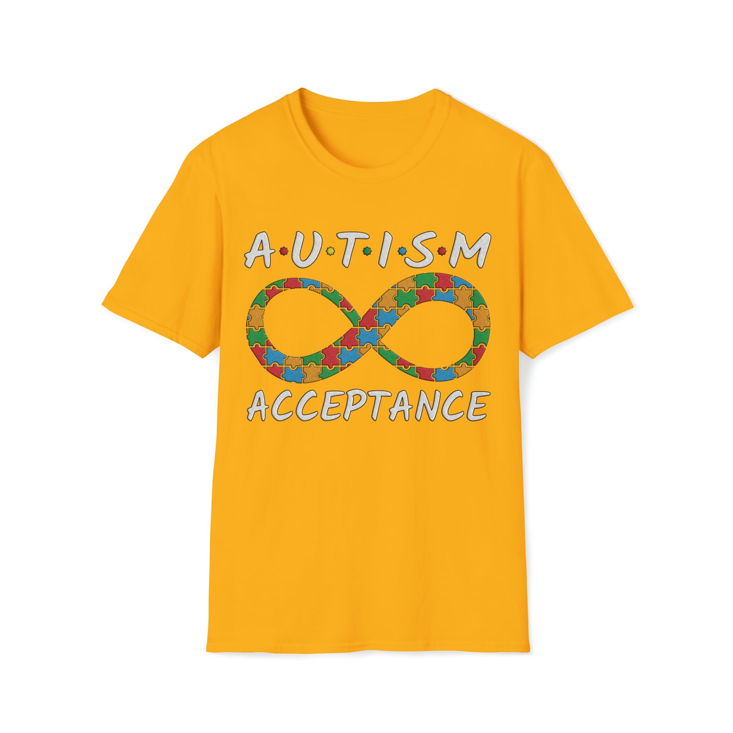 AUTISM ACCEPTANCE - Unisex Softstyle T-Shirt - OCDandApparel