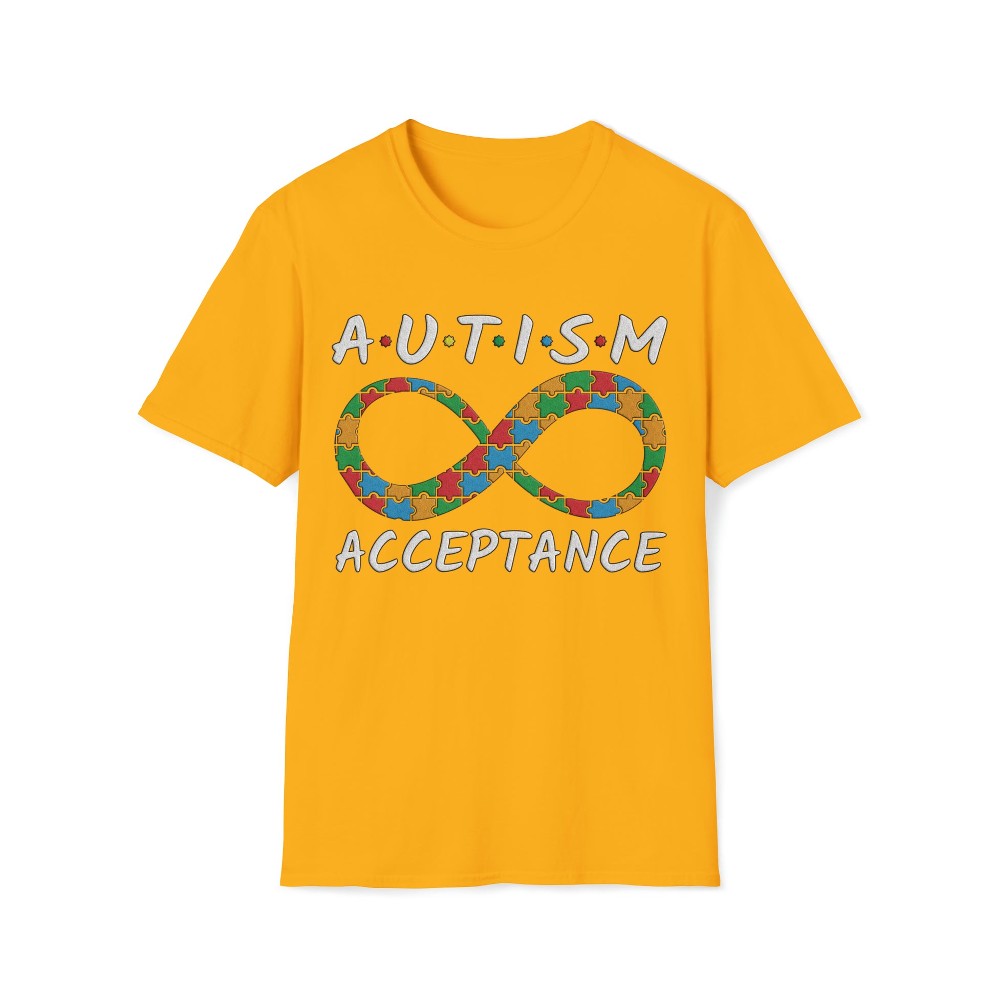AUTISM ACCEPTANCE - Unisex Softstyle T-Shirt - OCDandApparel