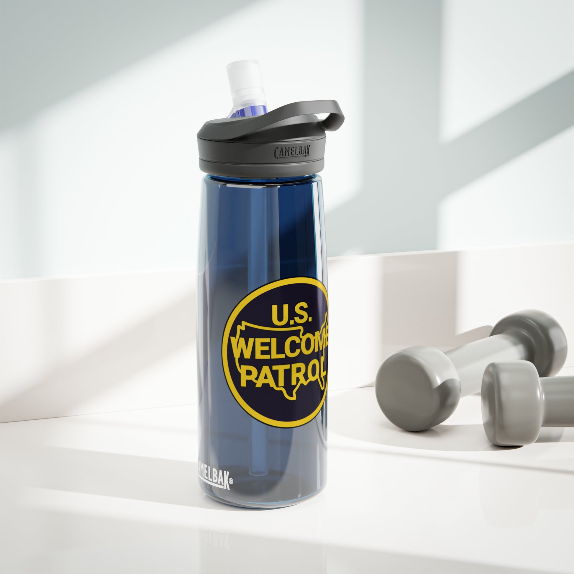 US Welcome Patrol Parody - CamelBak Eddy®  Water Bottle, 20oz5oz - OCDandApparel
