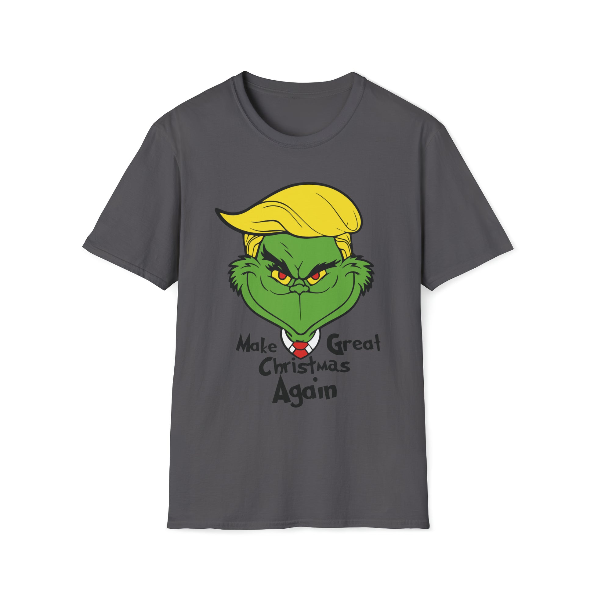 Christmas Great Again Grinchy - Unisex Softstyle T-Shirt - OCDandApparel