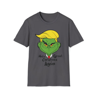 Christmas Great Again Grinchy - Unisex Softstyle T-Shirt - OCDandApparel
