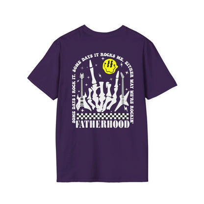Rockin' Fatherhood - Unisex Softstyle T-Shirt - OCDandApparel