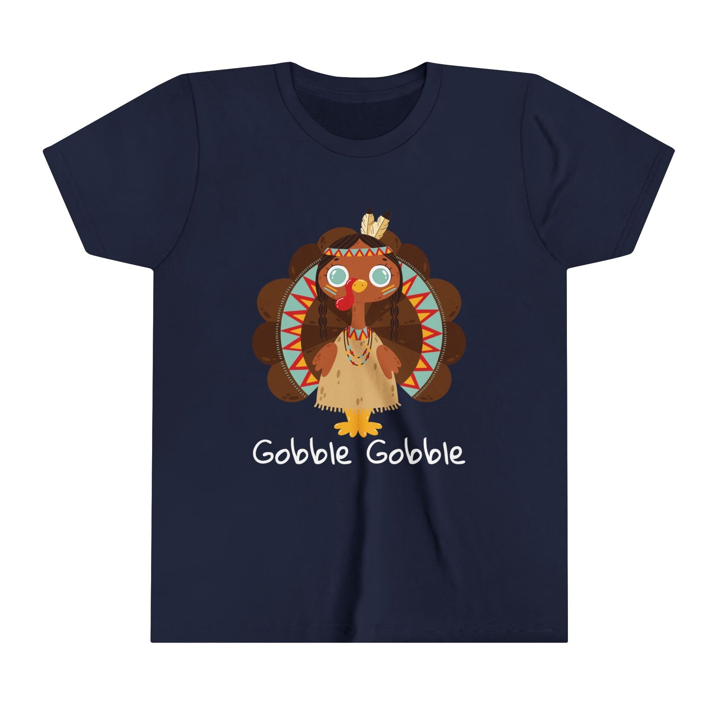 Native American Turkey - Youth Short Sleeve Tee - OCDandApparel