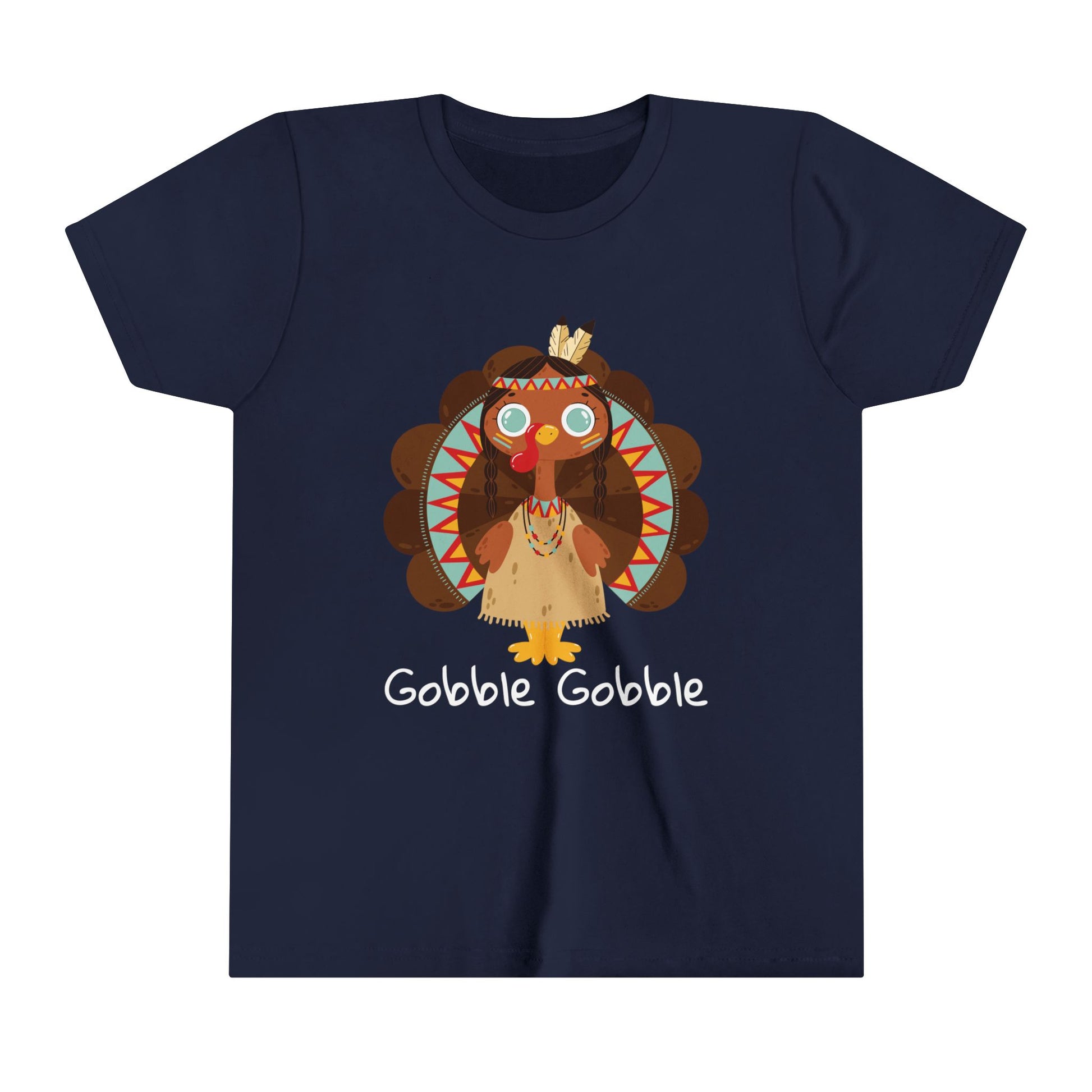 Native American Turkey - Youth Short Sleeve Tee - OCDandApparel
