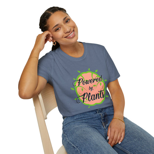 Powered by Plants - Unisex Softstyle T-Shirt - OCDandApparel
