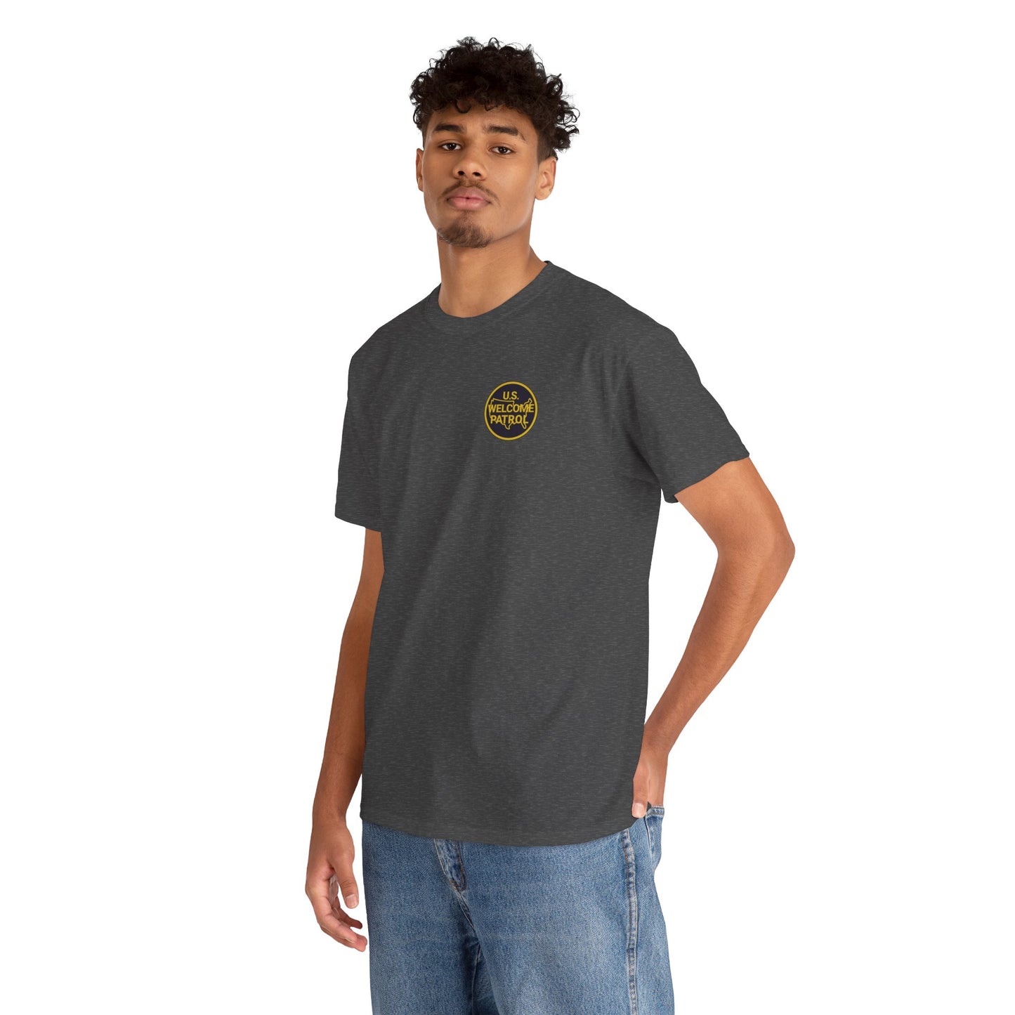 US Welcome Patrol Parody - Gildan Unisex Heavy Cotton Tee - OCDandApparel