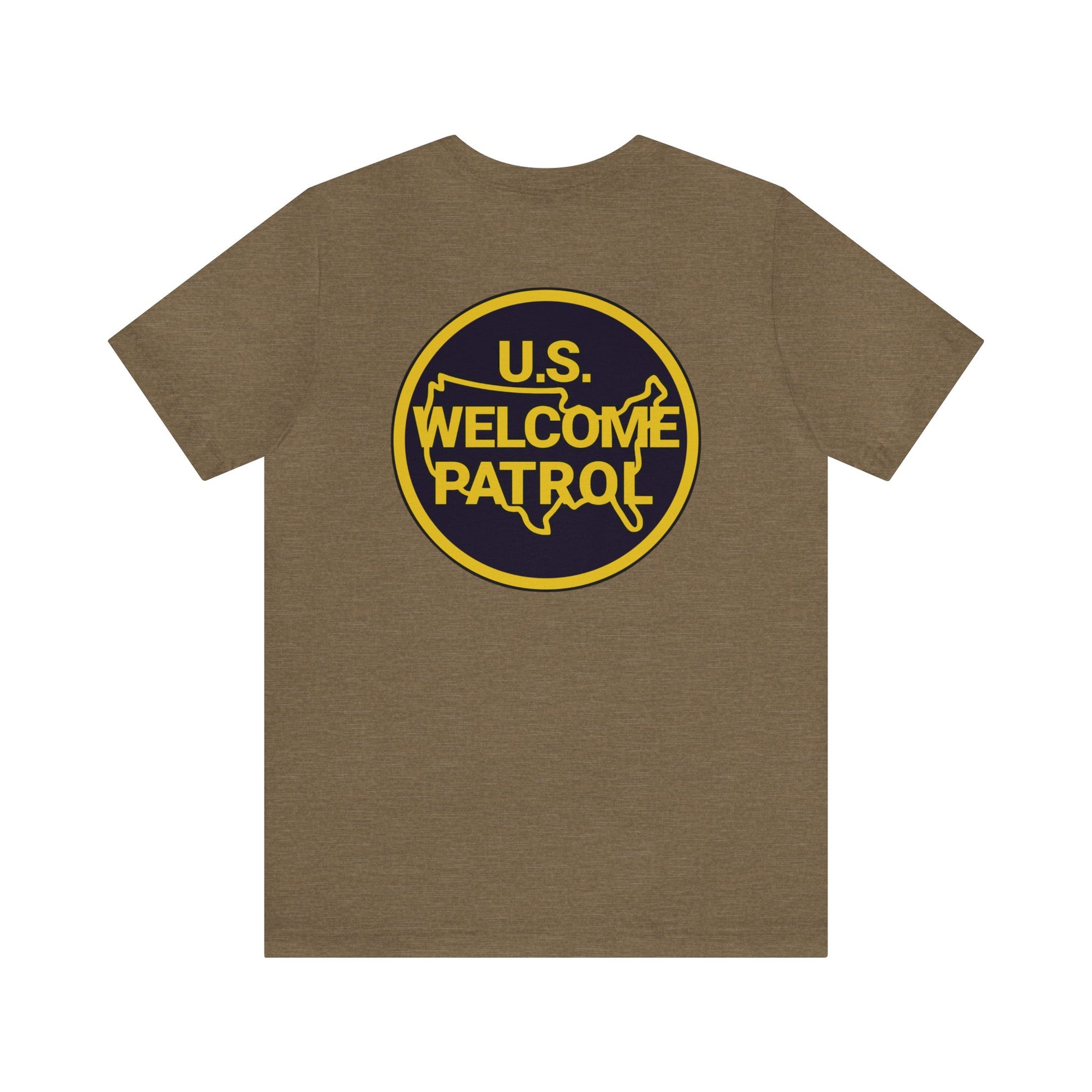 US Welcome Patrol Parody - Unisex Jersey Short Sleeve Tee - OCDandApparel
