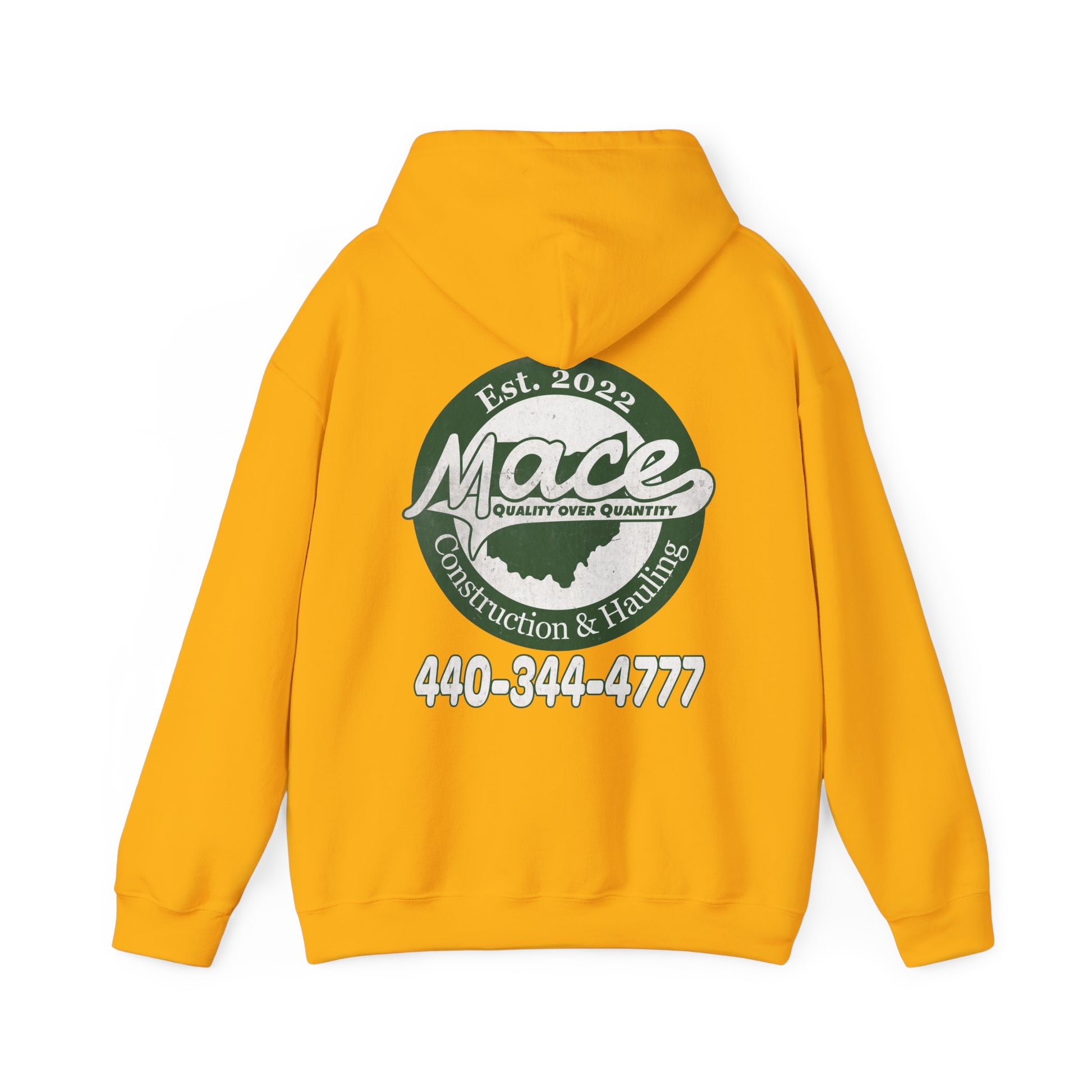 Mace Construction & Hauling - Unisex Heavy Blend™ Hooded Sweatshirt - OCDandApparel