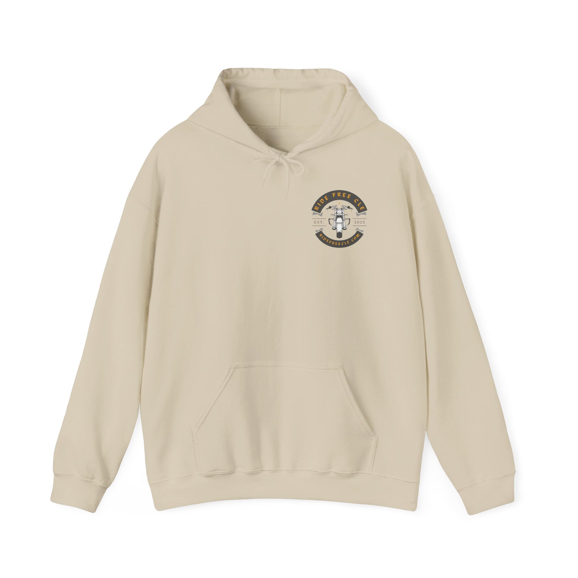 Ride Free CLE - Unisex Heavy Blend™ Hooded Sweatshirt - OCDandApparel