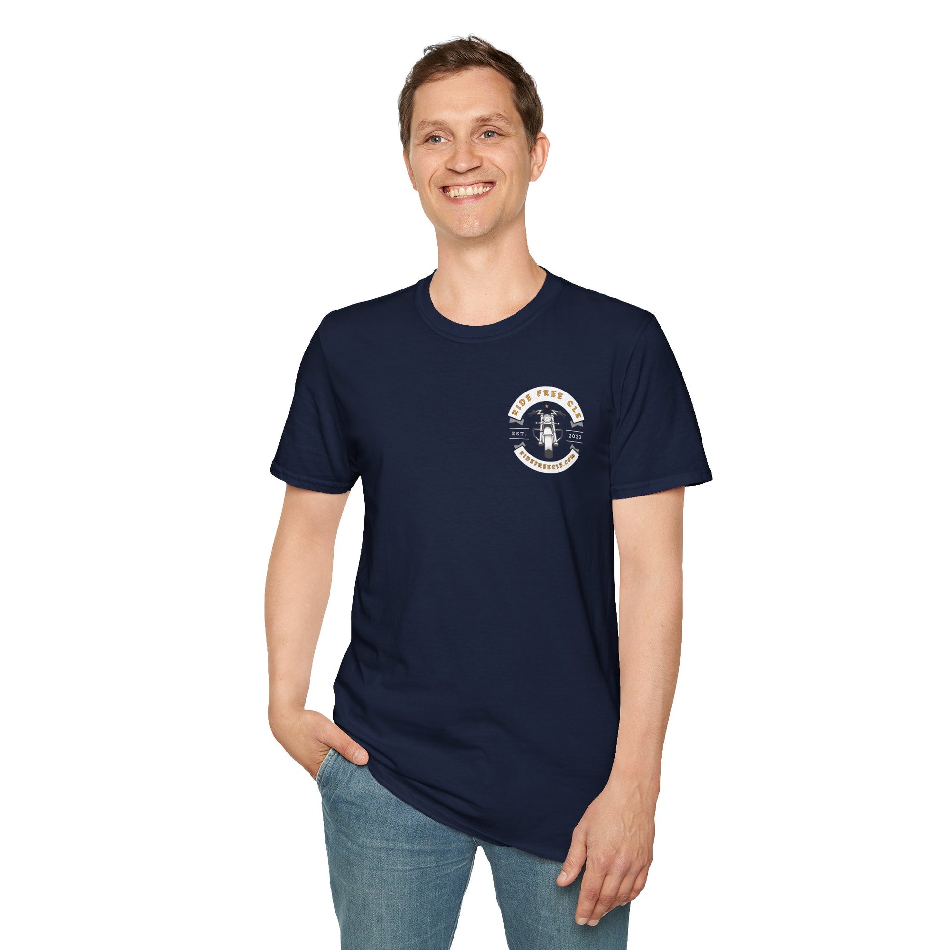 Ride Free CLE - Unisex Softstyle T-Shirt - OCDandApparel