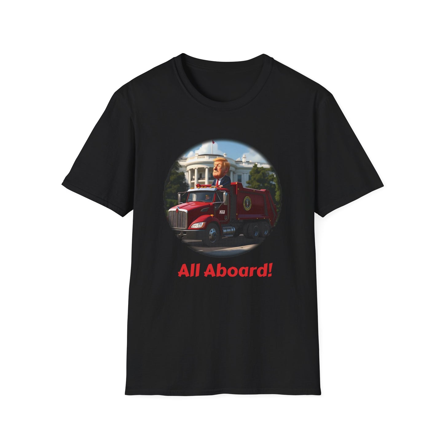 Garbage Truck Trump - Unisex Softstyle T-Shirt - OCDandApparel
