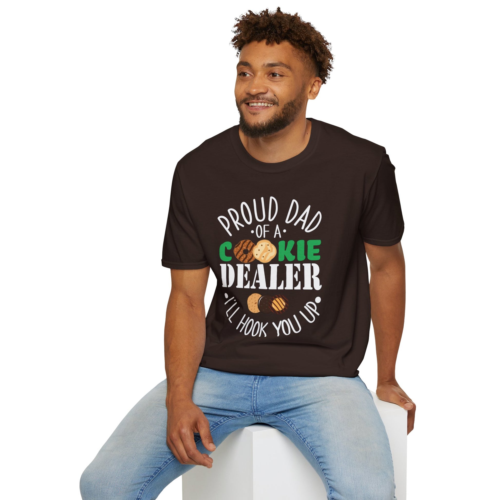 Proud Dad Of a Cookie Dealer - Unisex Softstyle T-Shirt - OCDandApparel