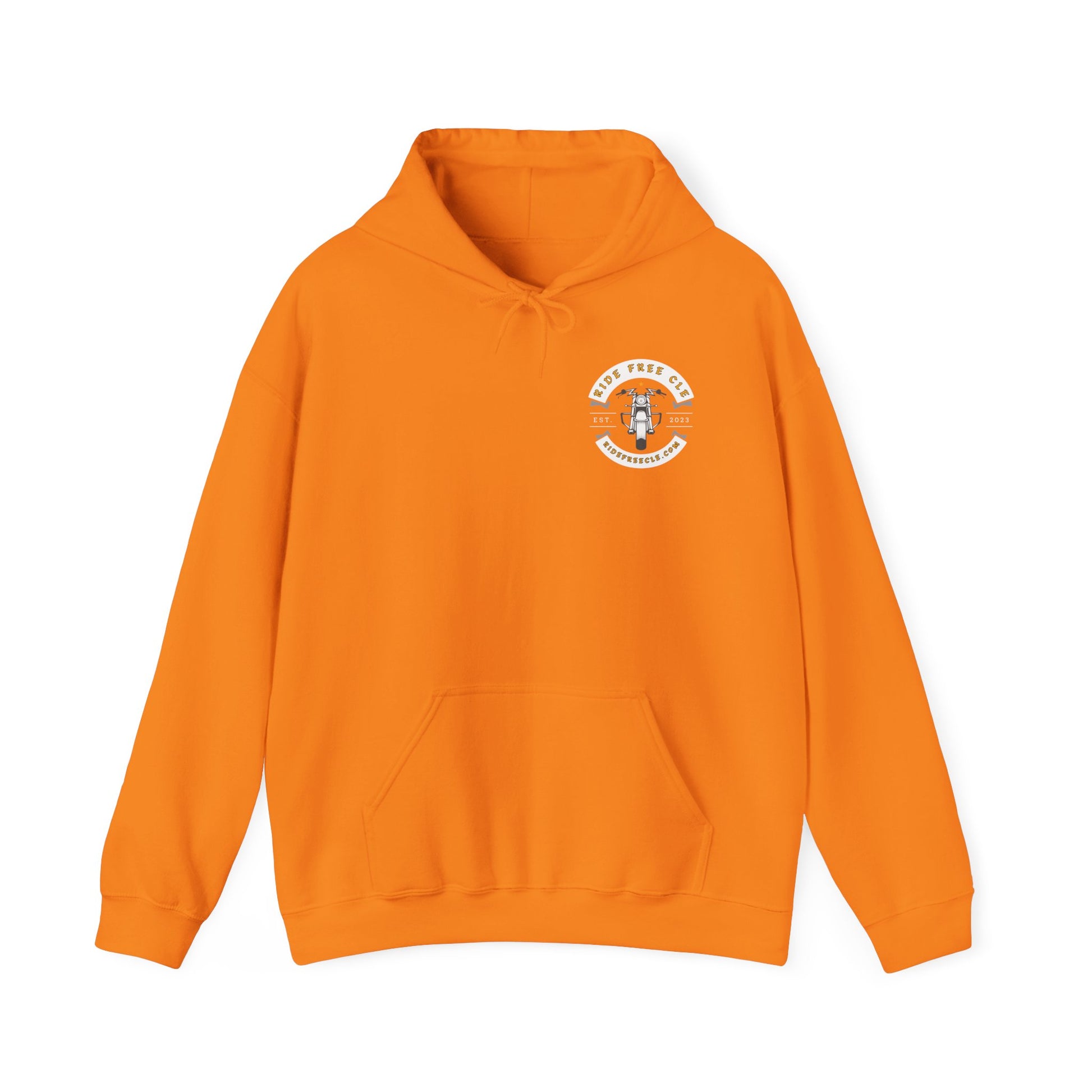 Ride Free CLE - Unisex Heavy Blend™ Hooded Sweatshirt - OCDandApparel