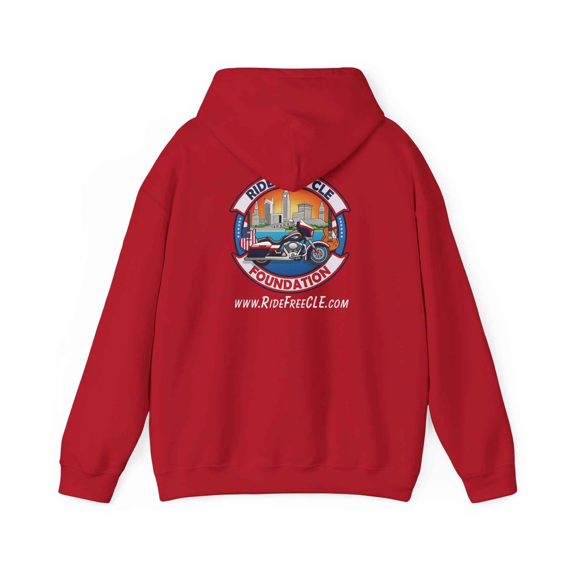 Ride Free CLE - Unisex Heavy Blend™ Hooded Sweatshirt - OCDandApparel