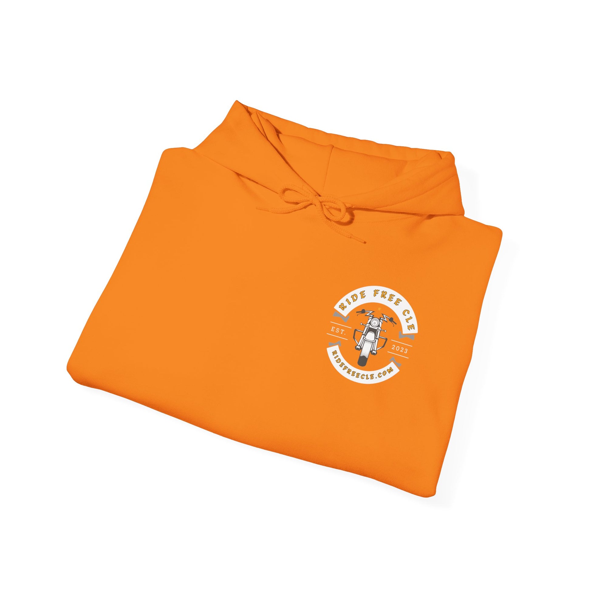 Ride Free CLE - Unisex Heavy Blend™ Hooded Sweatshirt - OCDandApparel