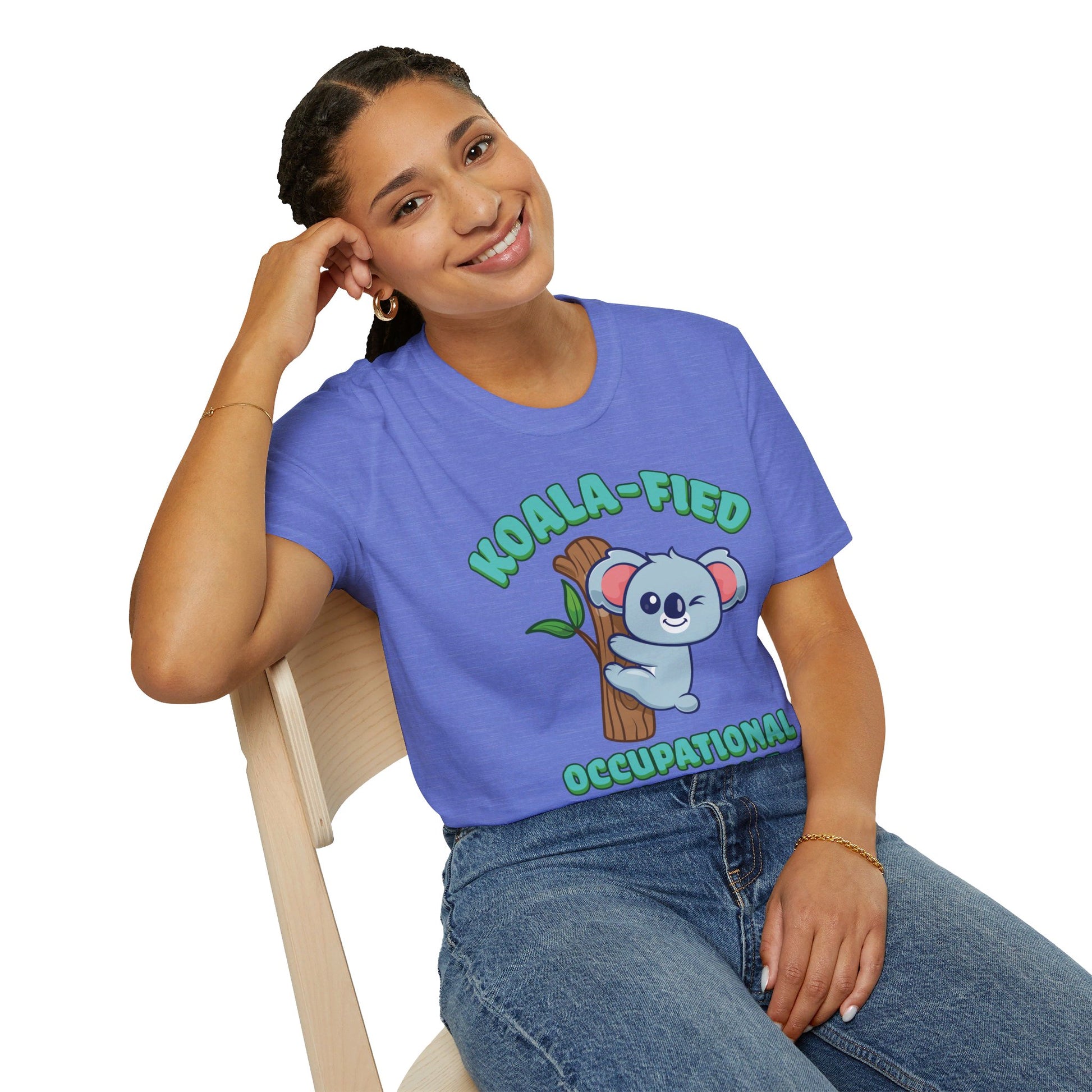Koala-Fied Occupational Therapist - Unisex Softstyle T-Shirt - OCDandApparel