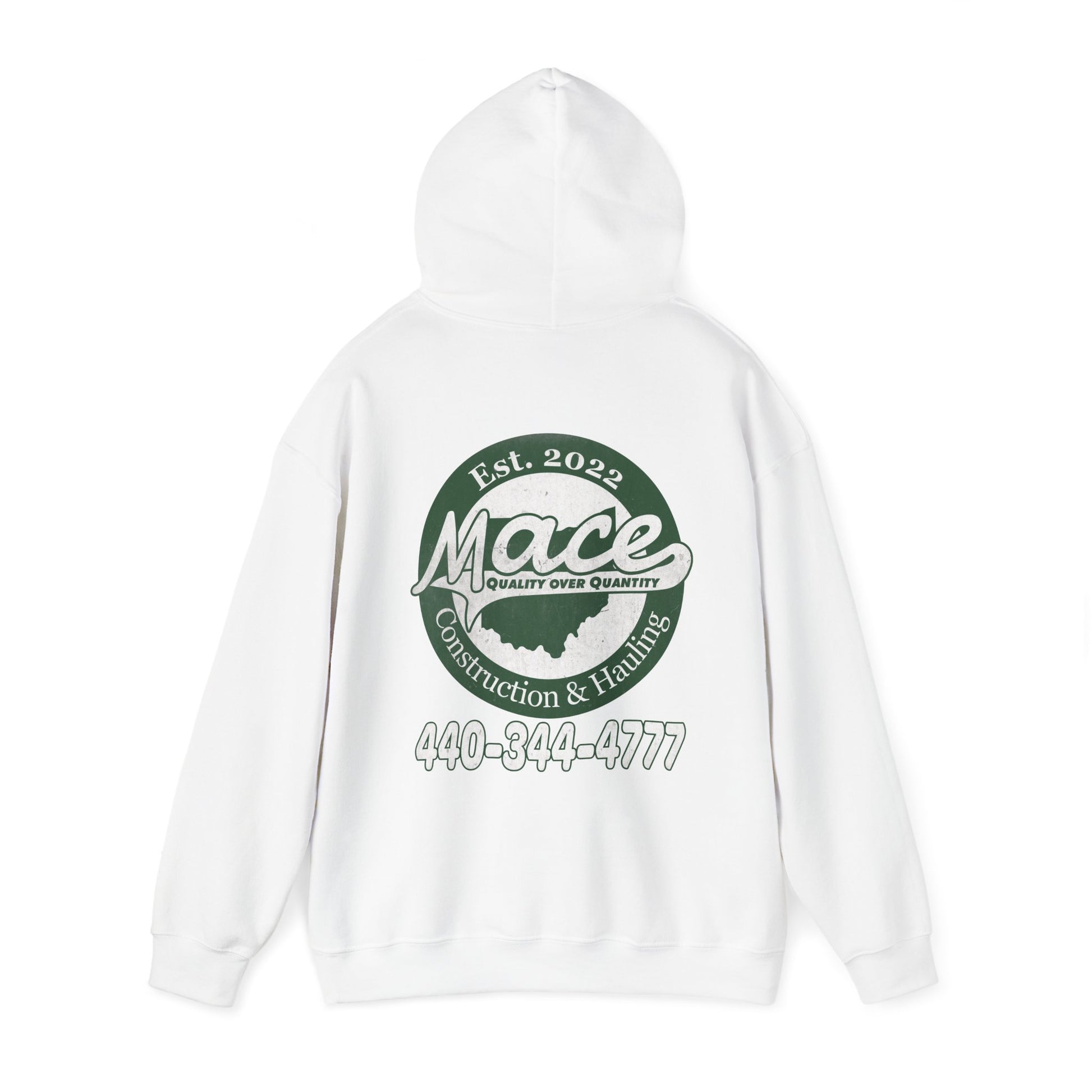 Mace Construction & Hauling - Unisex Heavy Blend™ Hooded Sweatshirt - OCDandApparel