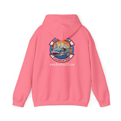 Ride Free CLE - Unisex Heavy Blend™ Hooded Sweatshirt - OCDandApparel