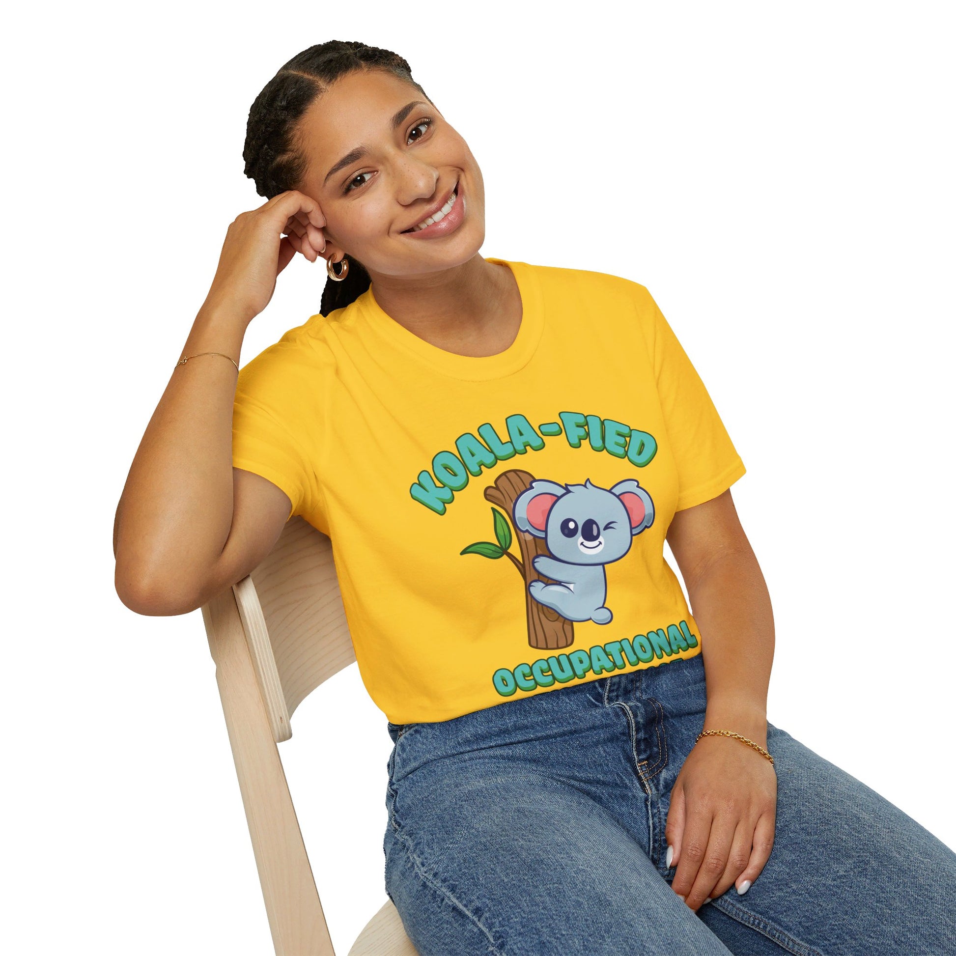 Koala-Fied Occupational Therapist - Unisex Softstyle T-Shirt - OCDandApparel