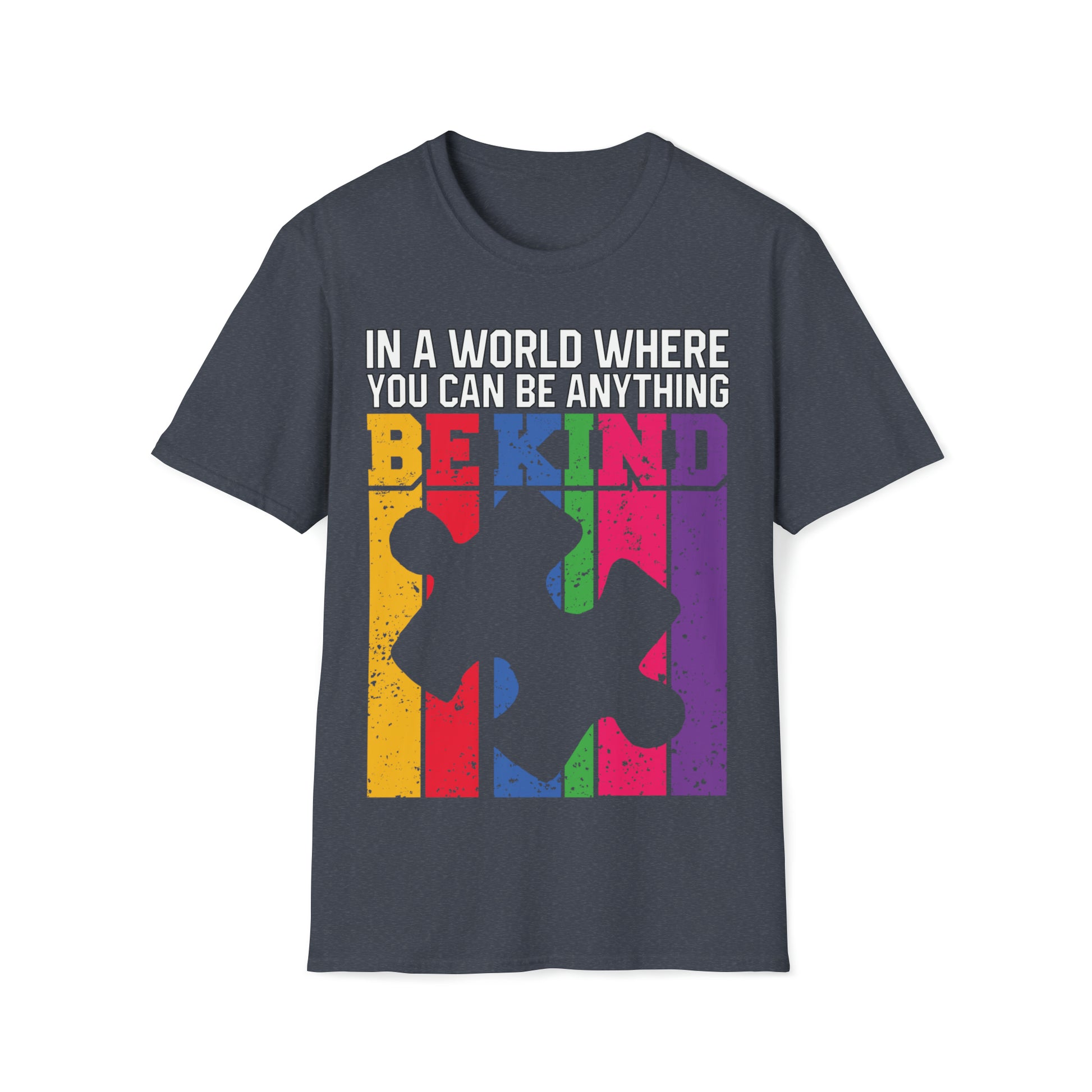Autism - Be Kind - Unisex Softstyle T-Shirt - OCDandApparel