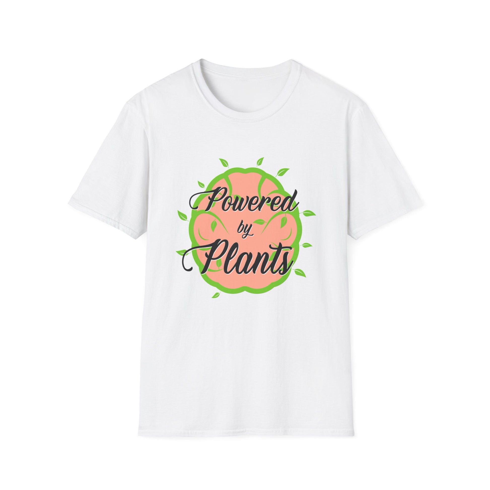Powered by Plants - Unisex Softstyle T-Shirt - OCDandApparel