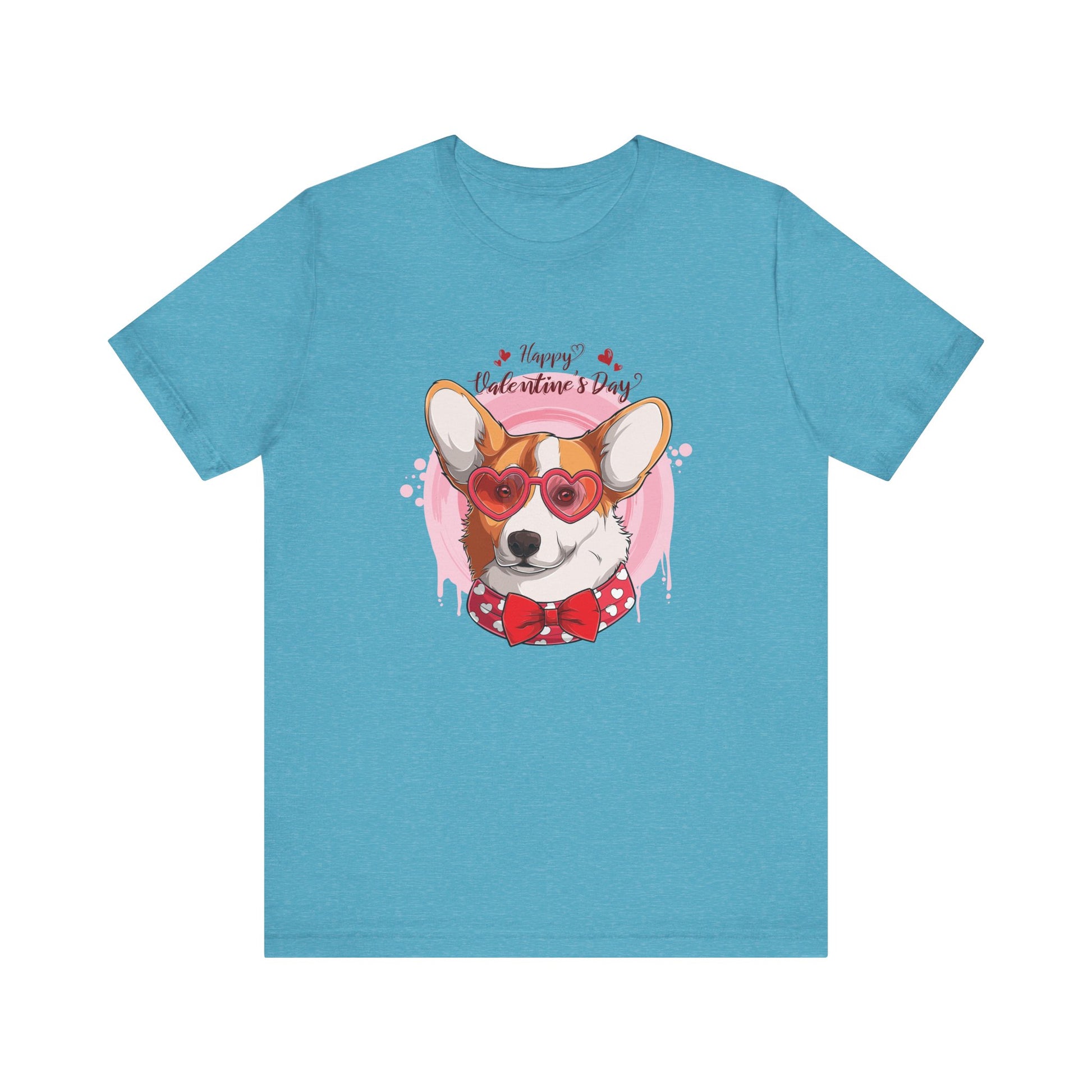 Valentines Day Corgi - Unisex Jersey Short Sleeve Tee - OCDandApparel