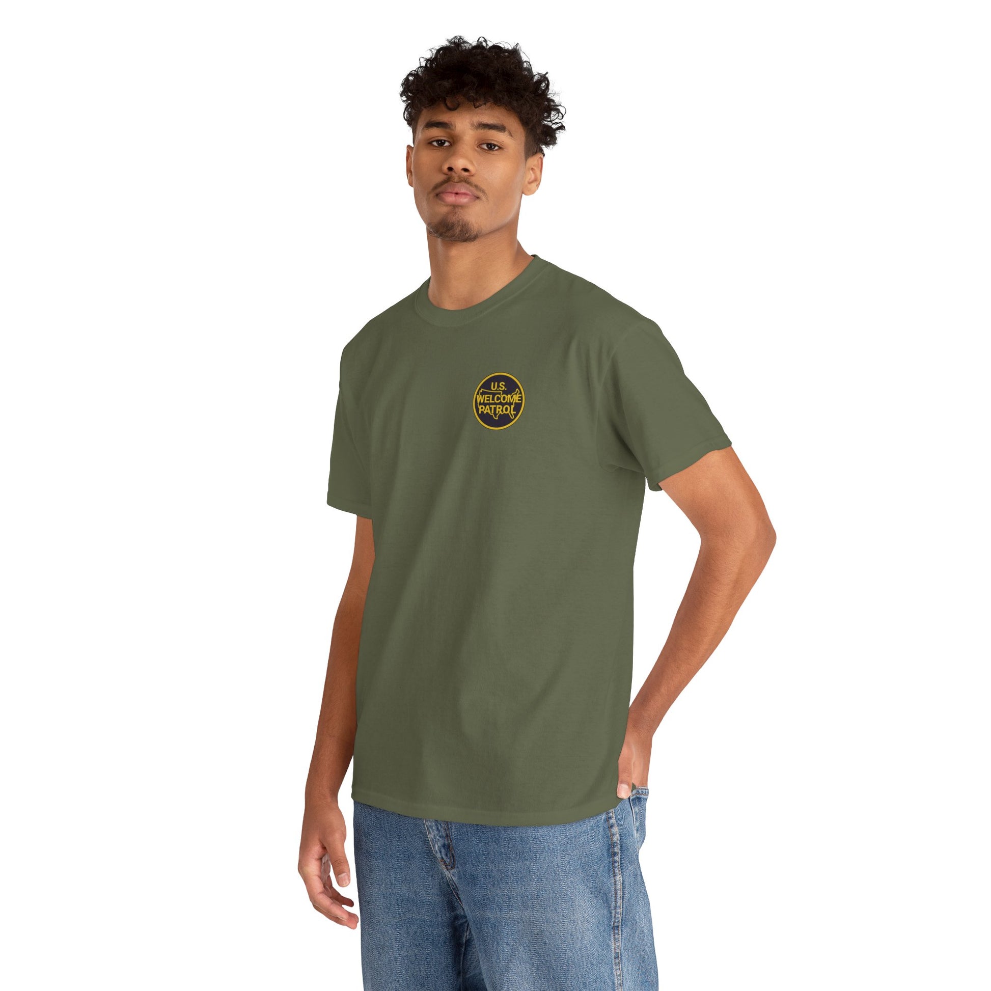 US Welcome Patrol Parody - Gildan Unisex Heavy Cotton Tee - OCDandApparel