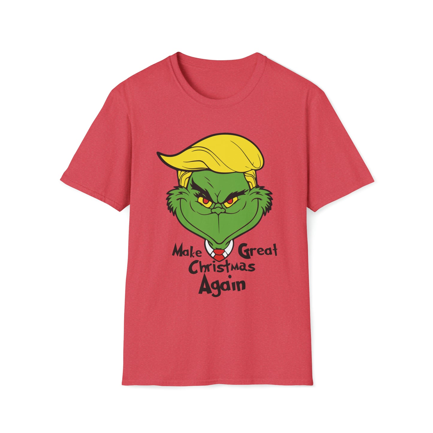 Christmas Great Again Grinchy - Unisex Softstyle T-Shirt - OCDandApparel