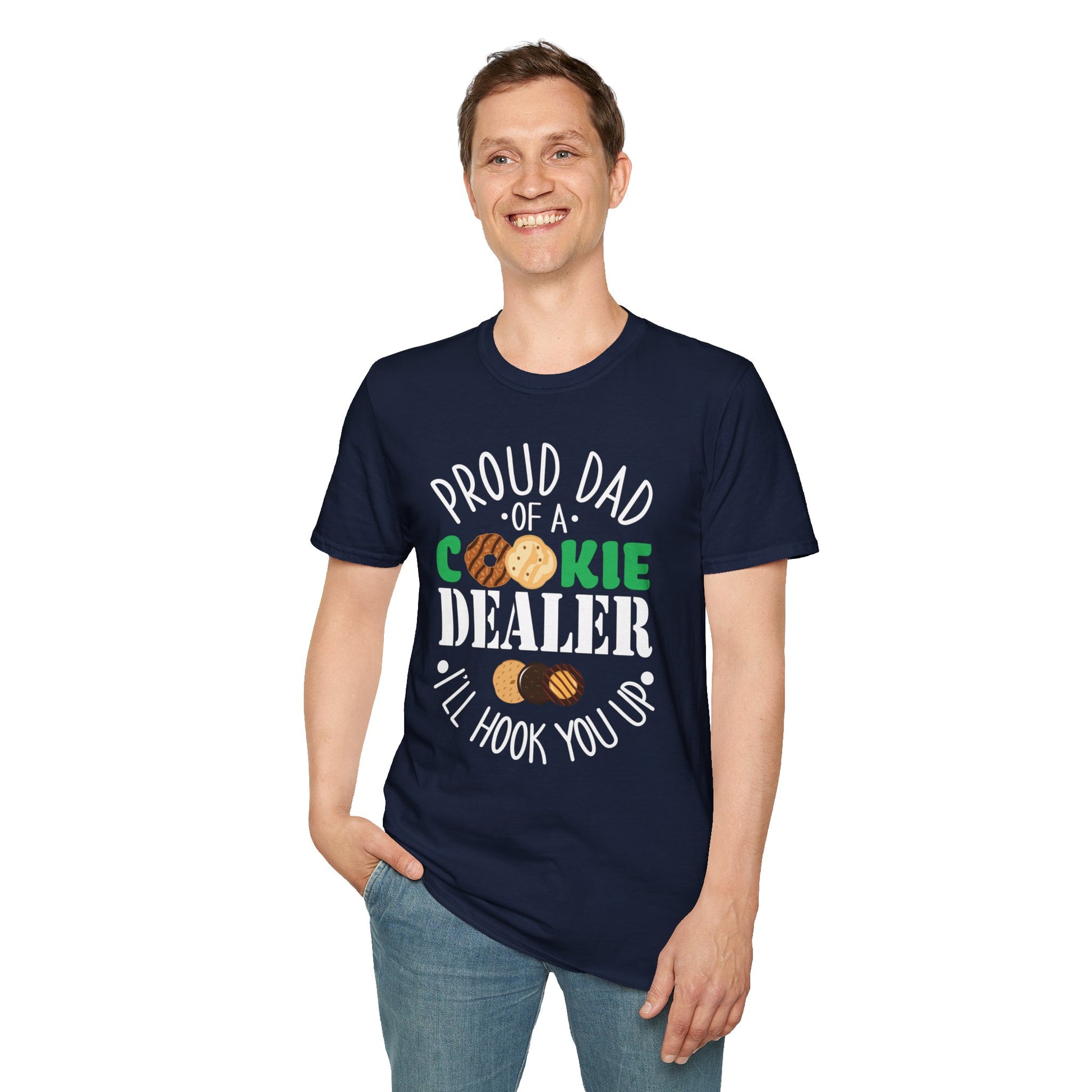 Proud Dad Of a Cookie Dealer - Unisex Softstyle T-Shirt - OCDandApparel