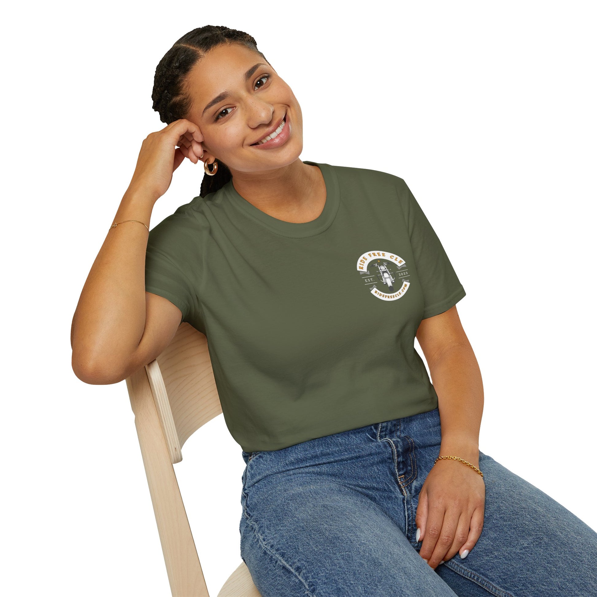 Ride Free CLE - Unisex Softstyle T-Shirt - OCDandApparel