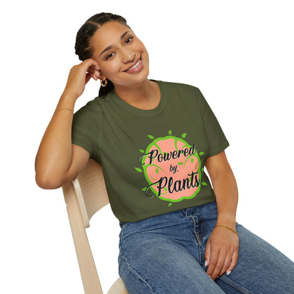 Powered by Plants - Unisex Softstyle T-Shirt - OCDandApparel