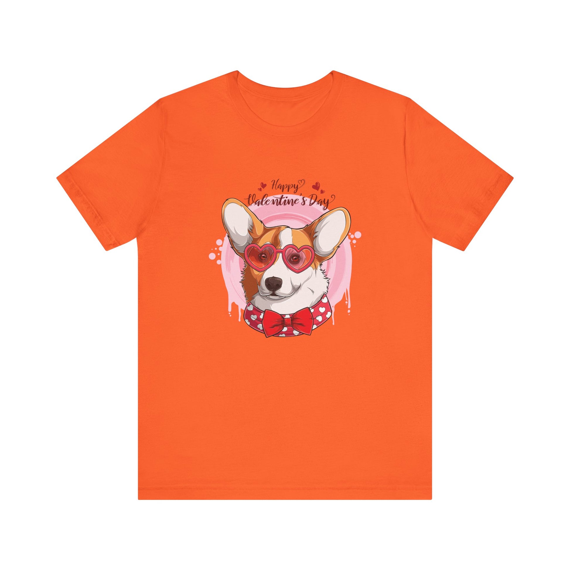 Valentines Day Corgi - Unisex Jersey Short Sleeve Tee - OCDandApparel