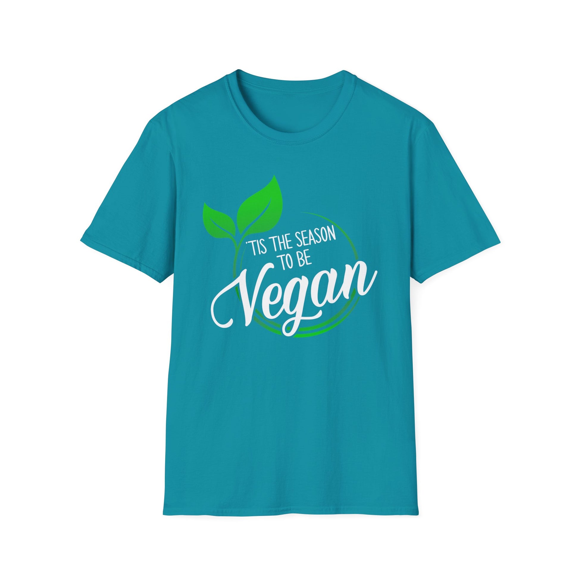 Tis the Season to be Vegan - Unisex Softstyle T-Shirt - OCDandApparel