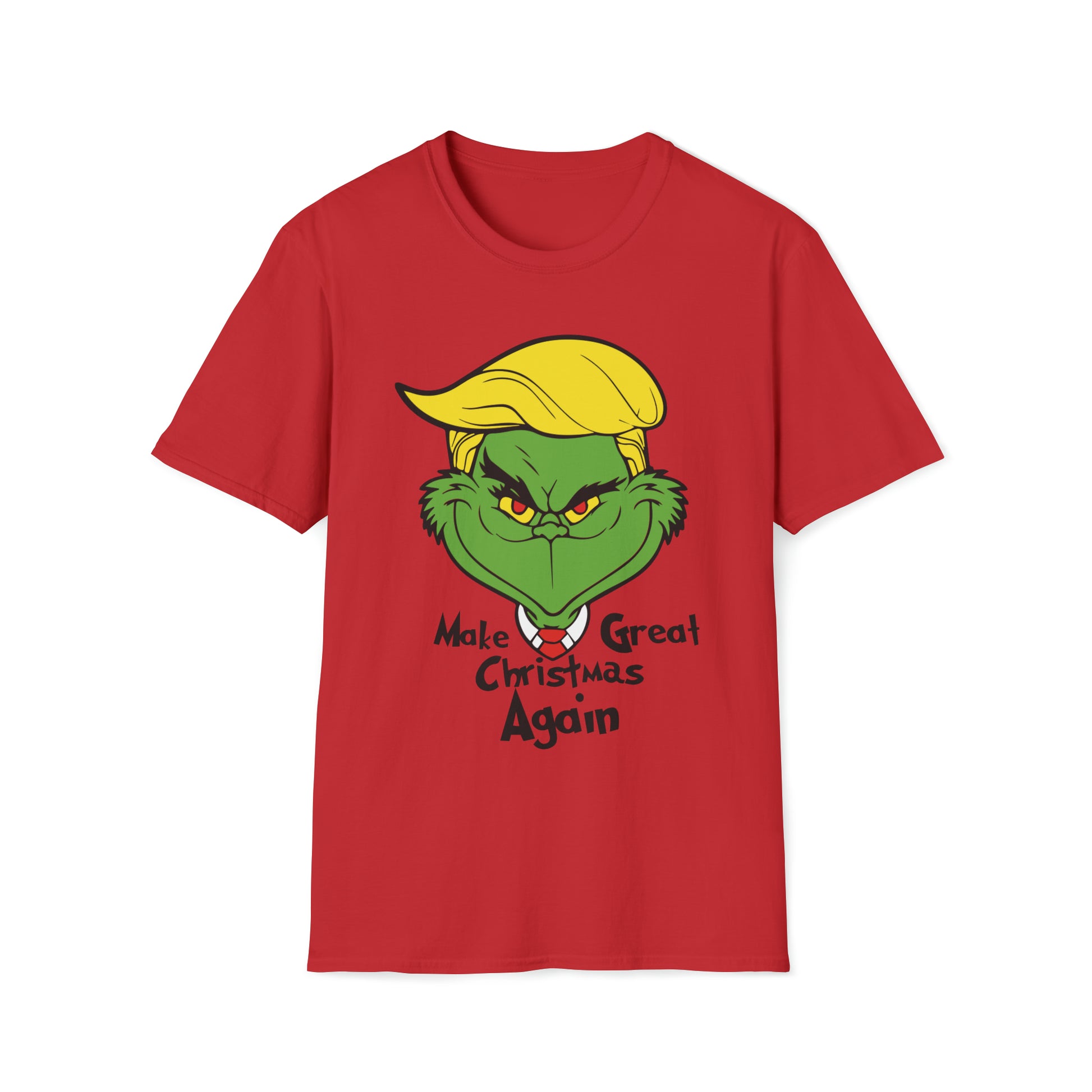 Christmas Great Again Grinchy - Unisex Softstyle T-Shirt - OCDandApparel