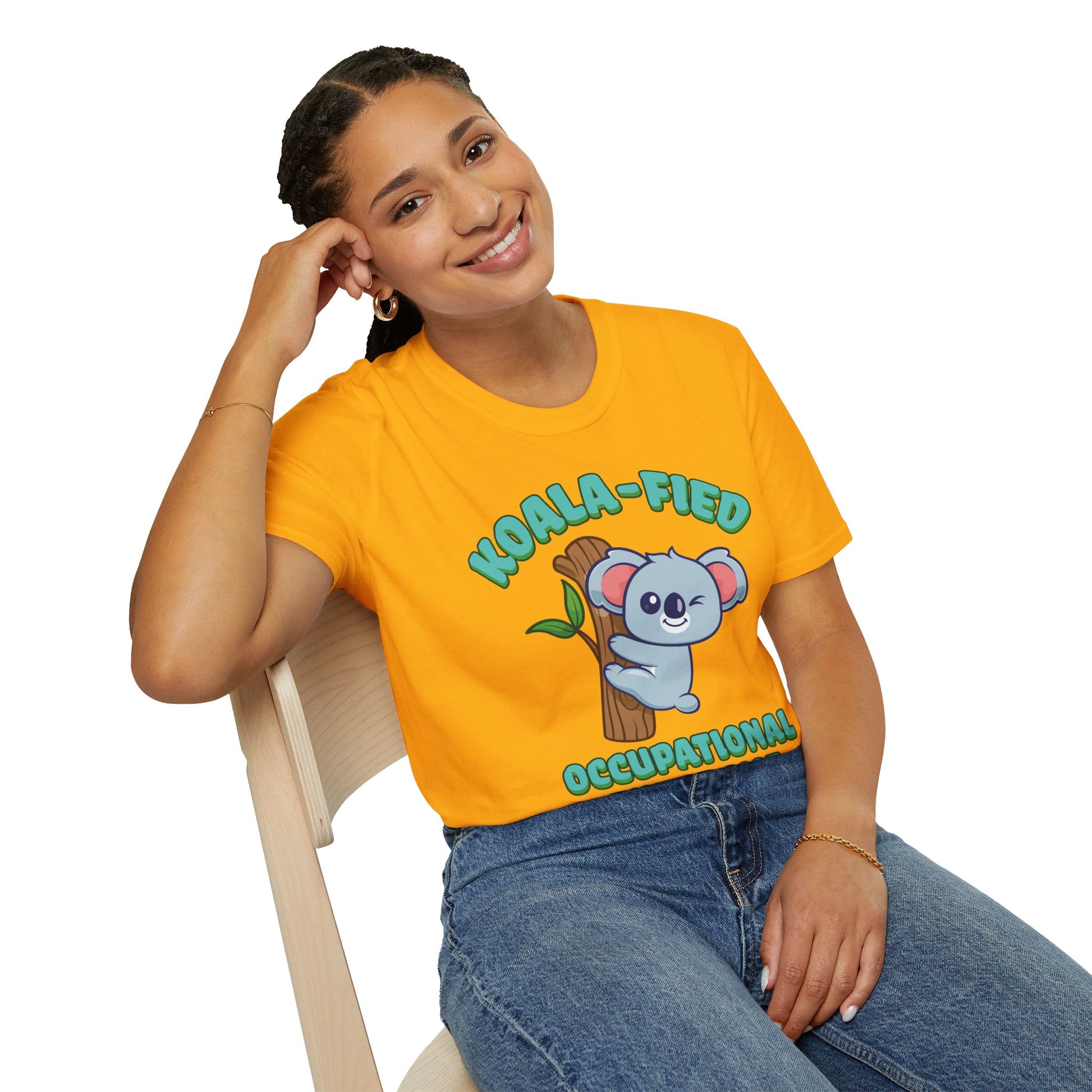 Koala-Fied Occupational Therapist - Unisex Softstyle T-Shirt - OCDandApparel