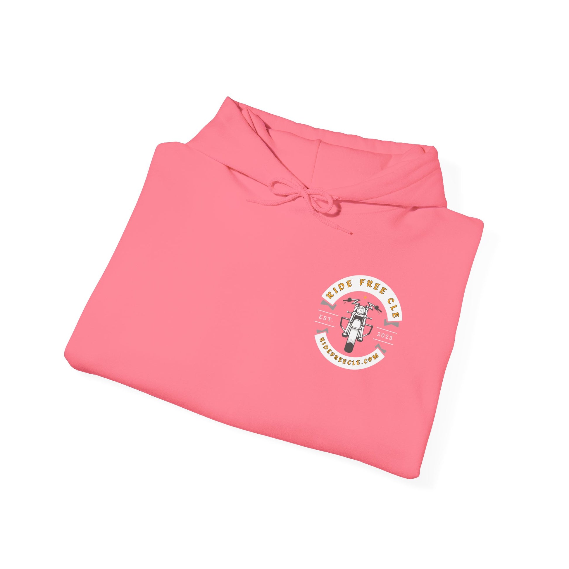 Ride Free CLE - Unisex Heavy Blend™ Hooded Sweatshirt - OCDandApparel