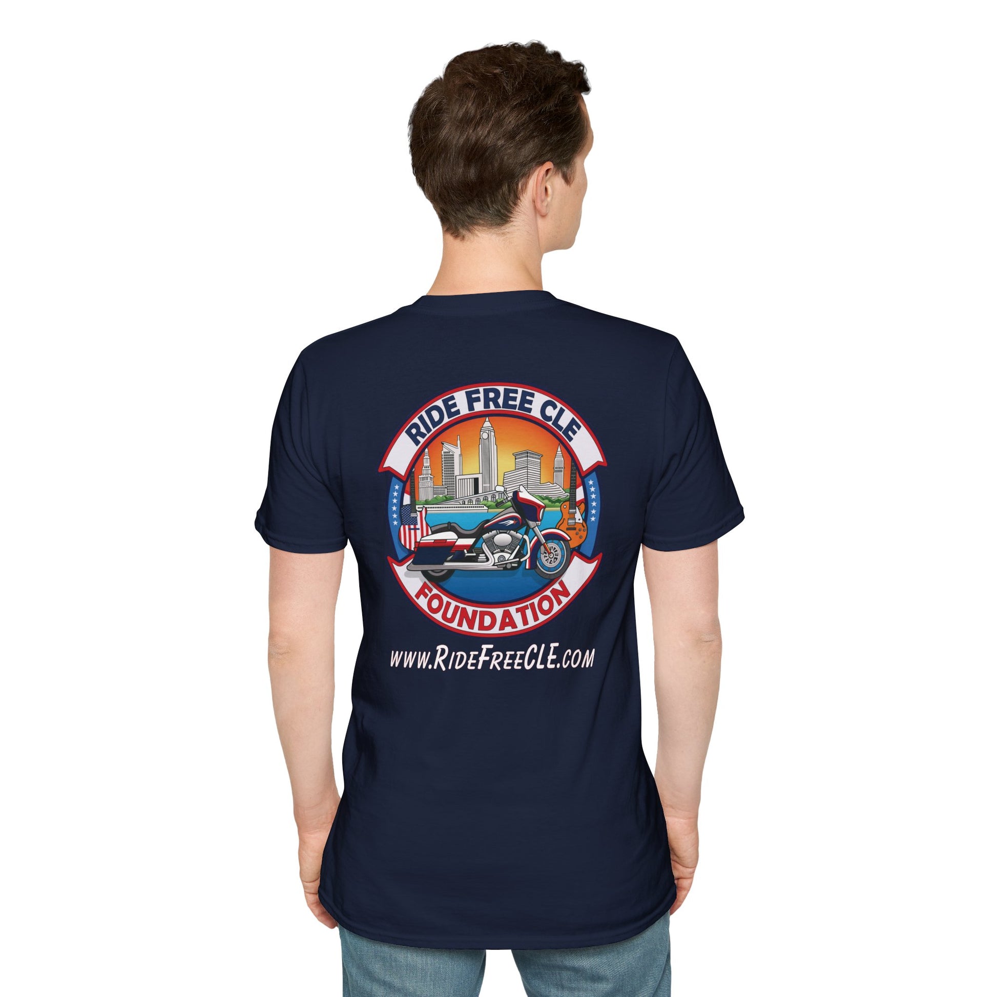 Ride Free CLE - Unisex Softstyle T-Shirt - OCDandApparel