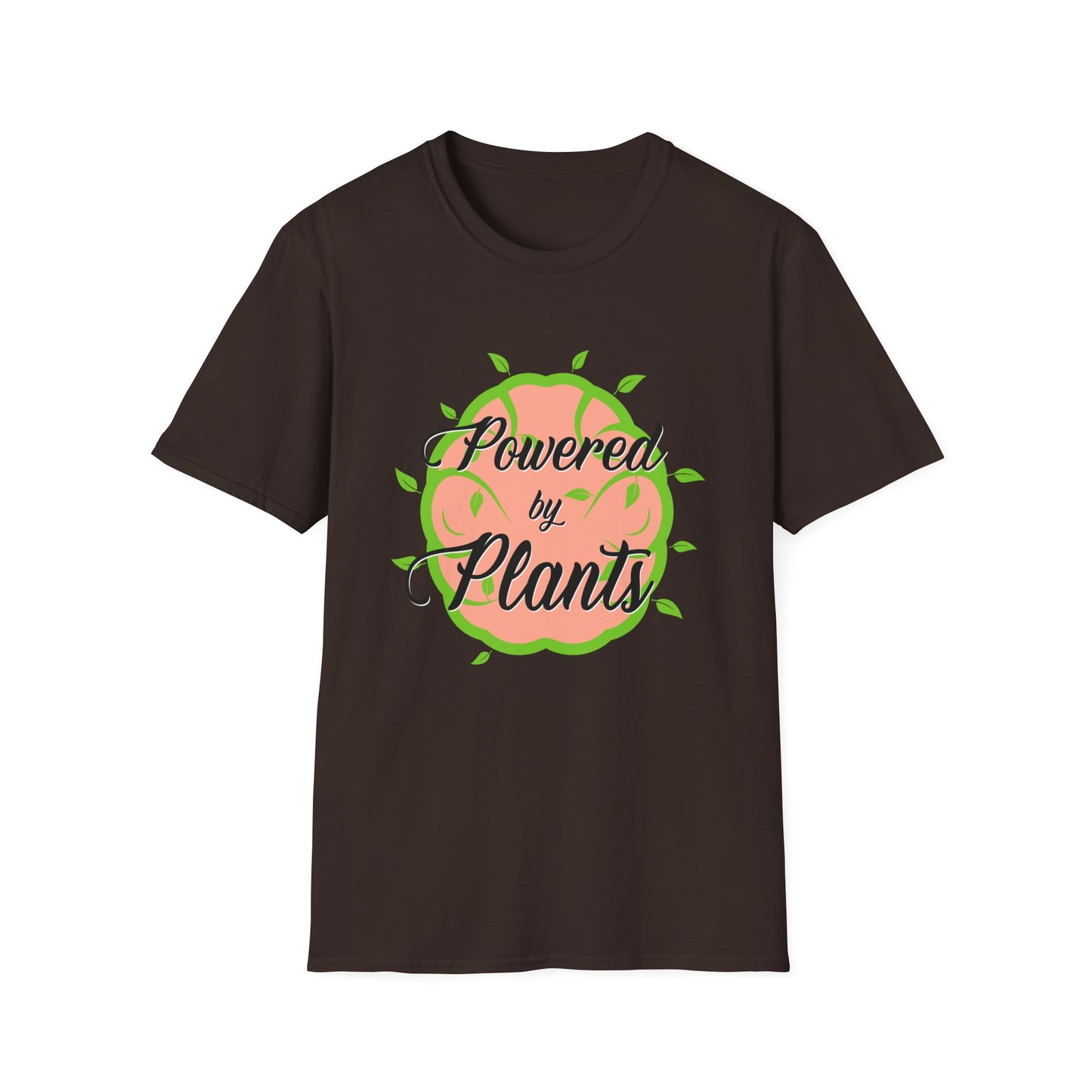 Powered by Plants - Unisex Softstyle T-Shirt - OCDandApparel