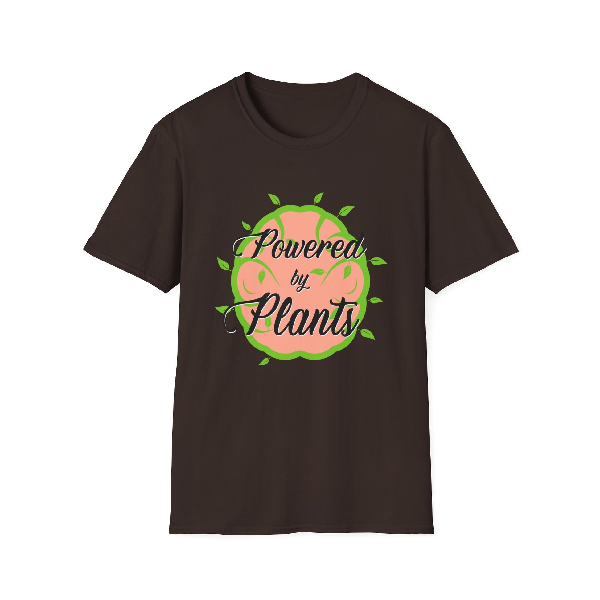Powered by Plants - Unisex Softstyle T-Shirt - OCDandApparel