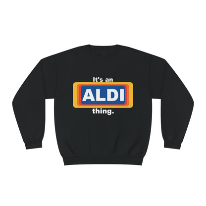 ALDI fan Parody - Unisex NuBlend® Crewneck Sweatshirt - OCDandApparel